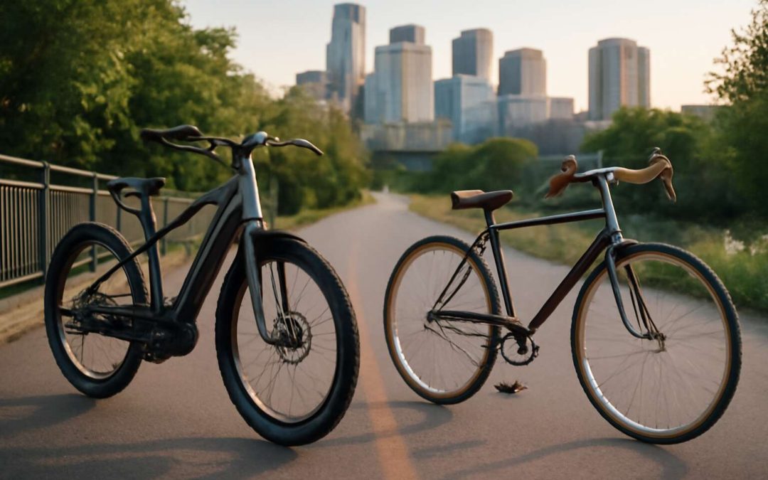 electric bicycle vs normal bicycle paternoster