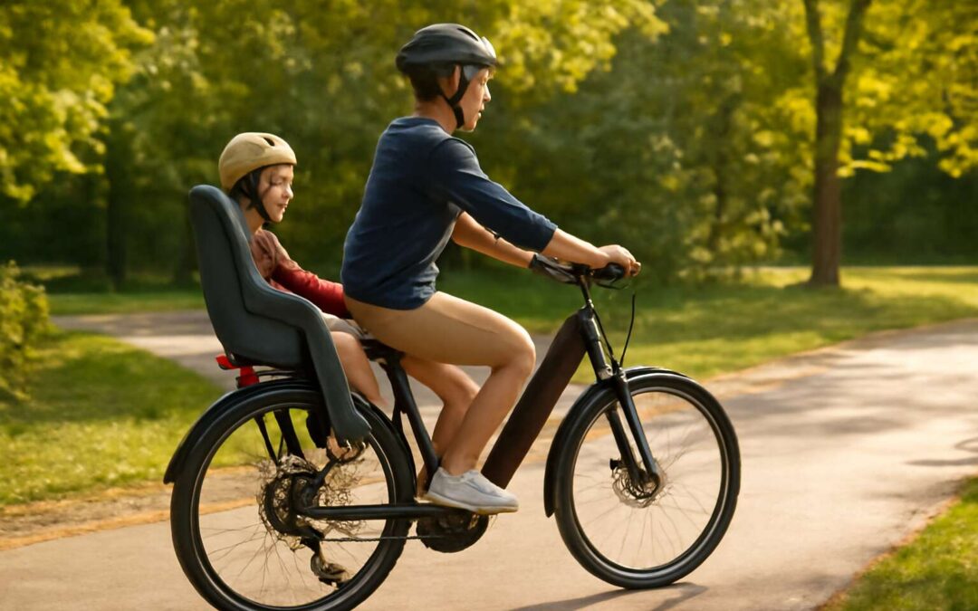 Family Adventures: electric bicycle with kids seat for joyful, safe rides