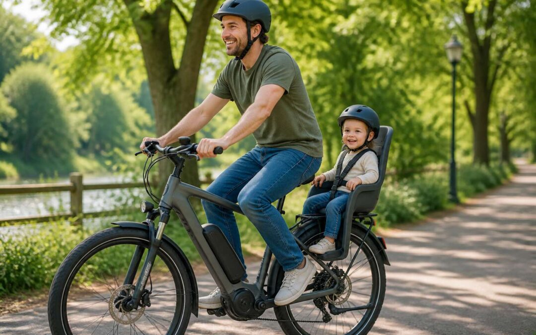 electric bicycle with child seat
